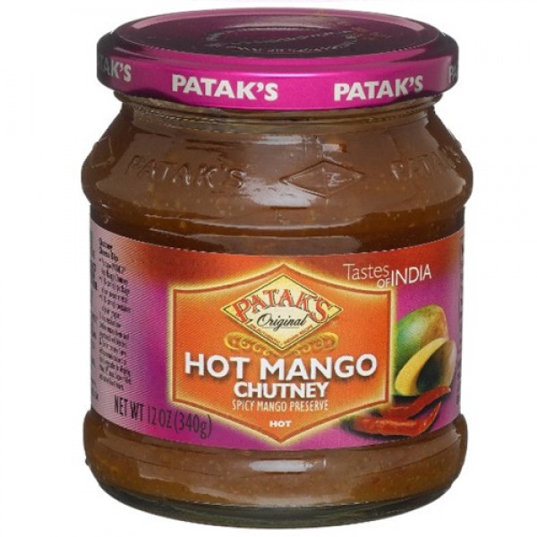 Patak Hot Mango Chutney 12oz